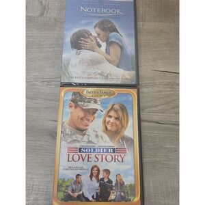 Lot/2 NEW The Notebook and Love Story Drama Romance DVD Sealed